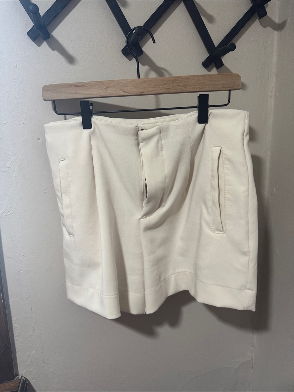 a new day Cream Tailored Skort with Side Welt Pockets